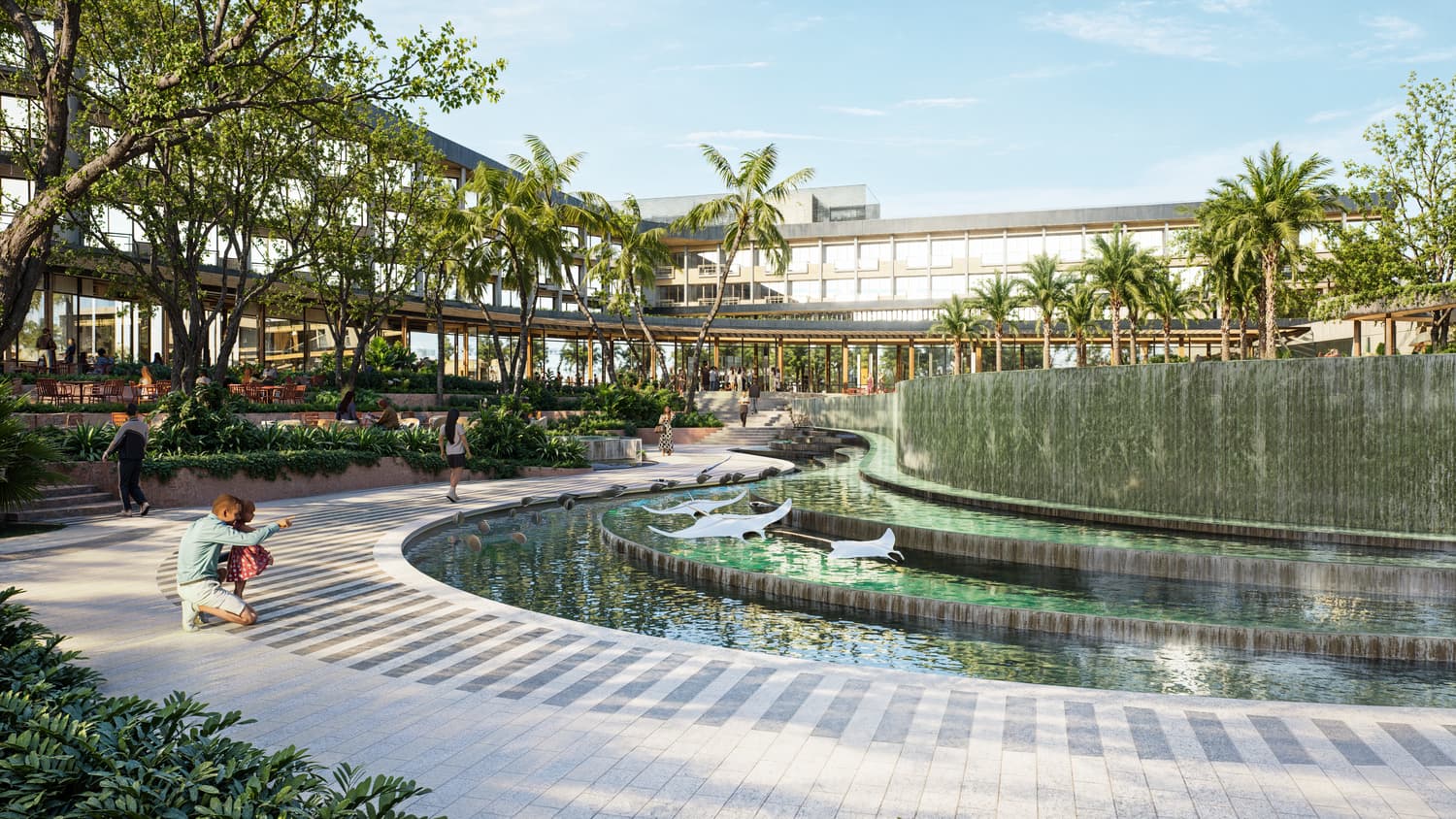 Hồ nước tràn amenity