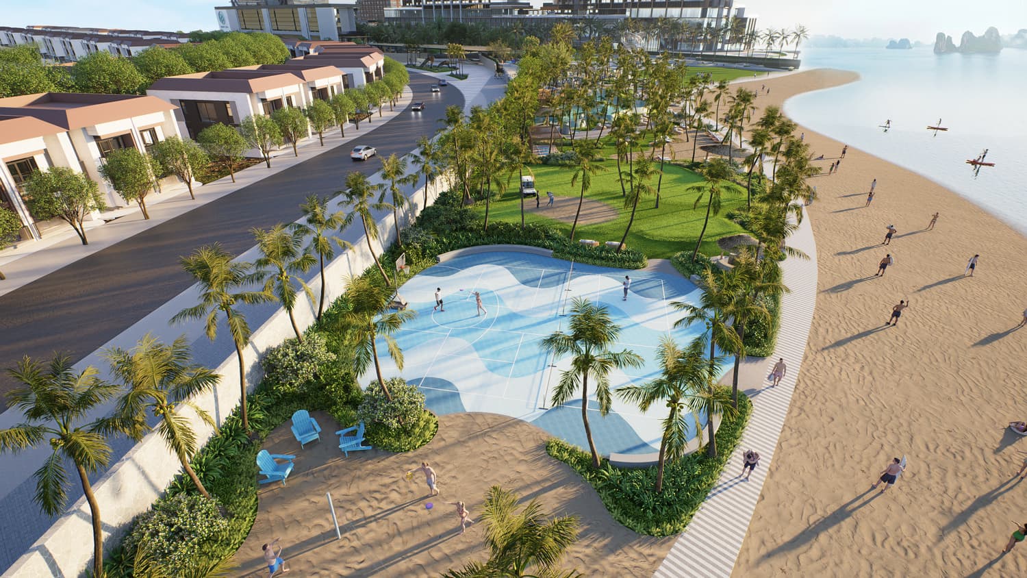 Khu thể thao bãi biển amenity