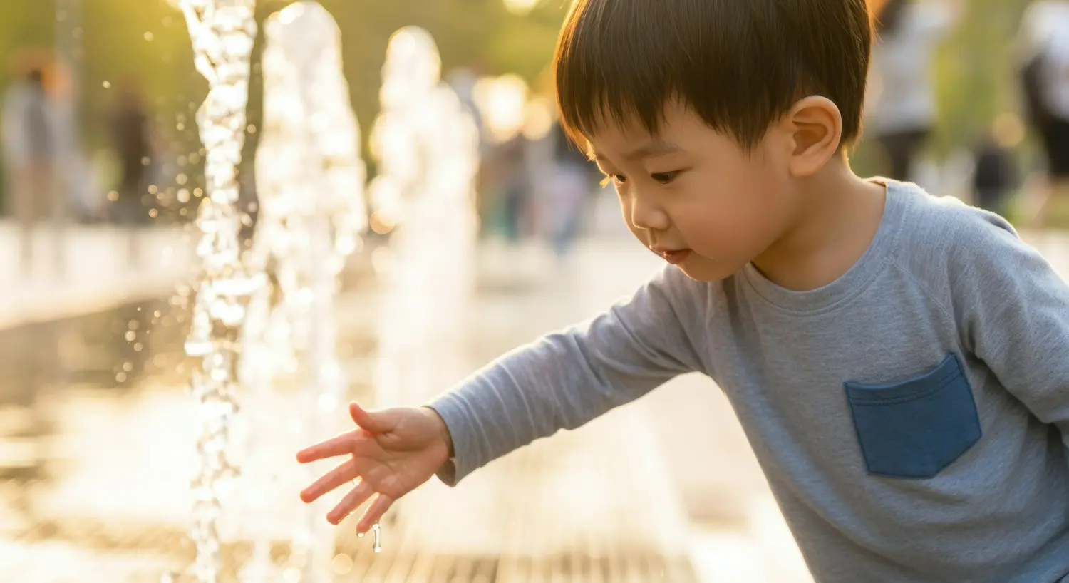 Sân chơi nước cho trẻ em amenity